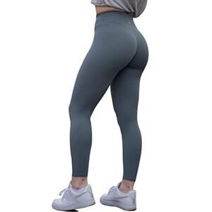 TomTiger Eucalyptus 7/8 Butt Scrunch Tummy Control Athletic Workout Leggings